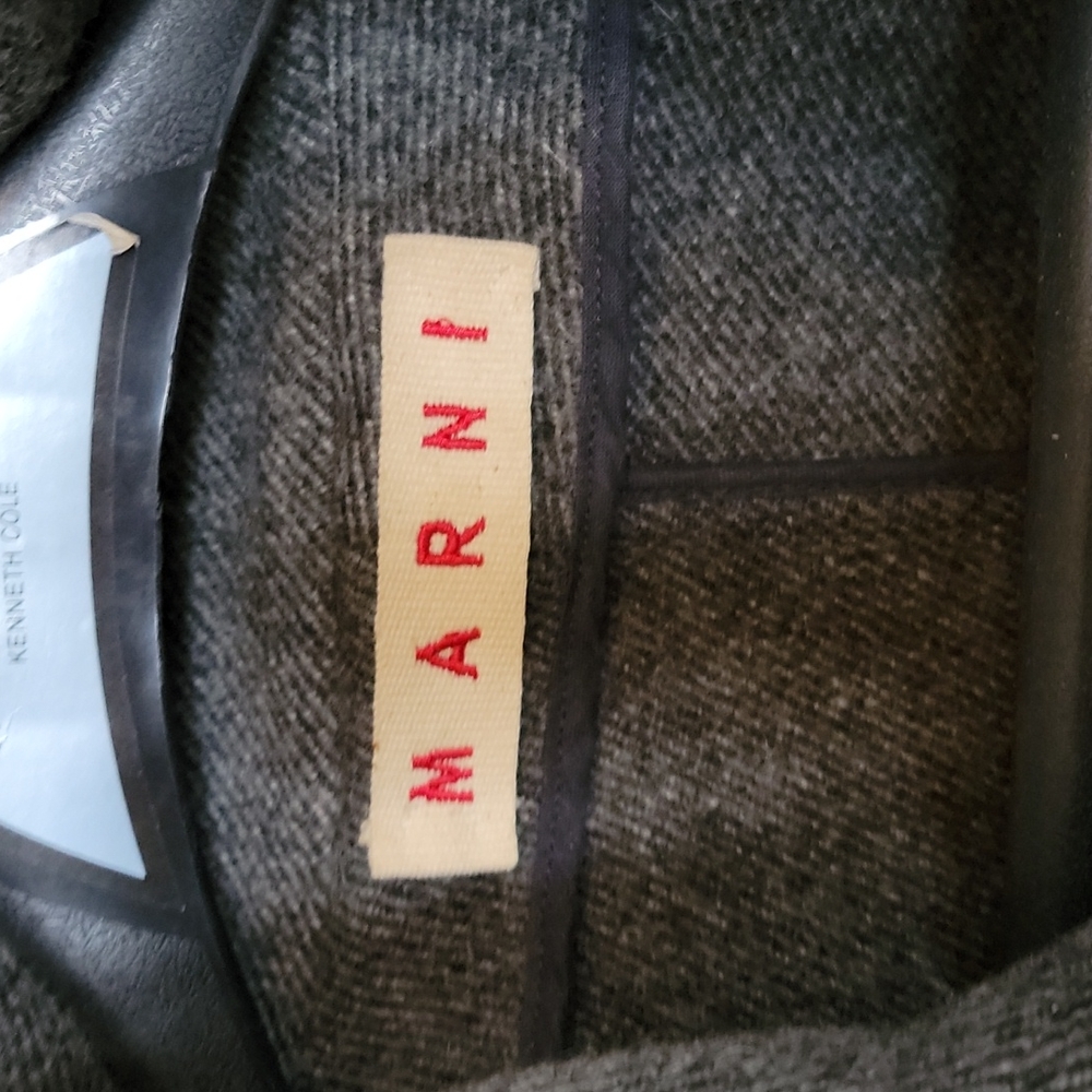 MARNI RARE Wool Fall Jacket Sz 46 Italy - Picture 15 of 16